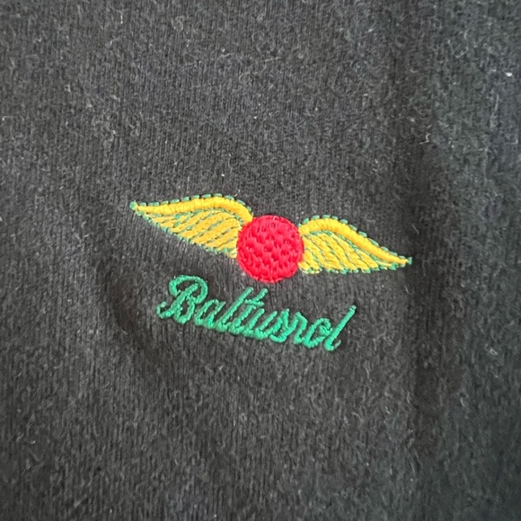 NWT Men’s Straight Down 3/4 Zip "Baltusrol" Black Cotton Golf Vest, size XL - Picture 7 of 8